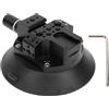 Denash Supporto a Ventosa da 4,6 Pollici con Carico Orizzontale da 8 Kg e Fori per Viti da 1/4 di Pollice e 3/8 di Pollice per Telecamera, Auto, Barca, Parete in Vetro
