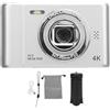 Mtlavishness Fotocamera Digitale MTLavishishing con Schermo da 2,4 Pollici 50 MP Foto e Registrazione Video 4K 8X Zoom Digitale Compatta Ideale per Registrazioni Domestiche e Scolastiche Nessun