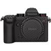 JERXTTON Pellicola protettiva antigraffio per fotocamera Panasonic Lumix S5 Mark II S5II S5IIX S5IIX S5M2 S5M2X (fibra di carbonio, nero)