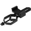 DOITOOL Supporto per Telefono Telescopio Nero in Plastica Clip | Supporto Oculare 22-44mm, Clip Telefono 55-85mm, Rotazione 360°, per Golf e Viaggio