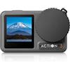 Jeimay Per DJI ACTION 4 3 Sports Camera Lens Copertura protettiva Resistente alla polvere e alle cadute