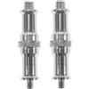 Angoily Adattatore Filettato 1/4 Maschio a 3/8, Lega di Alluminio | 2 Pezzi, Finitura Argento Antiossidazione e Antiusura, per Flash Speedlight e Stativo in Riprese Sul Campo