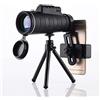 SweAtz Binocolo tascabile monoculare con zoom 40x60 Clear Low Vision Monocular con supporto per smartphone.