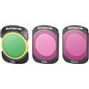 Generic Filtro per DJI OSMO POCKET3, polarizzatore in metallo CPL ND32, accessorio magnetico regolabile ND64/PL per fotocamera, vetro ottico multistrato (ND8/PL) (set da 3 pezzi)