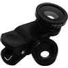 Housoutil Lente Macro per Fotocamera del Telefono Obiettivo Portatile Clip per Smartphone Obiettivo Fish-eye e Grandangolare per Telefono Kit di Obiettivi