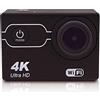 SONGR 4K Action Camera Fotocamera Subacquea Fotocamera Impermeabile Wifi, Anti-Shake Intelligente, Registrazione In Loop