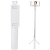 Tomantery Asta Selfie Estensibile Bluetooth Treppiede Autobloccante Durevole per Selfie/film/TV/trasmissioni in Diretta, Compatibile con IOS/ 3,5-6,2 Pollici Bianco (Bianca)