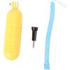 Mikikit Galleggiante Antiscivolo Per Fotocamera Supporto Per Selfie Per Sport Acquatici Compatibile Con Colore Giallo Con Superficie Ruvida e Cinghia