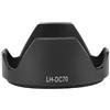 Generico PARALUCE LENS HOOD LH-DC70 adatto per CANON PowerShot G1X G1 X baionetta LHDC70 obiettivo baionetta bayonet lente fotocamera camera parasole parasol
