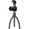 Joby Kit Vlogger-PRO, Kit Vlogging GorillaPod per Fotocamera (Treppiede Flessibile GorillaPod 5K, il Microfono On-camera Wavo PRO e cavi TRR), per Creators Professionisti, Vlogger, Youtuber
