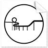 DIYthinker Roller Coaster Amusement Park silhouette occhiali panno di pulizia del pulitore dello schermo 5PCS Gift