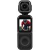 Generic Fotocamera Portatile 4K a Doppio Obiettivo con Tecnologia Smart Anti Shake per la Registrazione della in Viaggio in Bicicletta, Fotocamera Grandangolare Abilitata WIFI con Schermo da 1,53