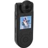 VBESTLIFE Body Camera, Body Cam 2K HD con Obiettivo Rotante a 180°, Batteria da 1400 MAh, Rilevamento del Movimento, Videocamera Indossabile per le Forze Dell'ordine
