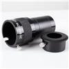 Generic Accessori per telescopi Accessorio oculare for telescopio con lente di Barlow 2X da 2 pollici(Black with Adapter)