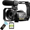 Generic Videocamera WiFi per visione notturna 4K per registrazione professionale di Vlog con zoom digitale e fotocamera HD