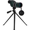 SweAtz Telescopio monoculare portatile HD Zoom 12-36x50 con ingrandimento 12-36, monocolo rivestito verde con mini treppiede per birdwatching, campeggio, concerti, giochi sportivi