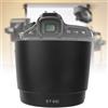 Gonetre Lens Coat 100-500 Et 83c 12×12×10 Et-83c Paraluce in plastica nera per obiettivi Ef 100-400mm F 4.5-5.6l