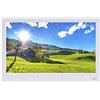UsmAsk Spacmirrors Cornice Digitale, Cornici per Foto Digitali, Album Fotografico Elettronico Macchina pubblicitaria LED Risoluzione HD 1920 x 1080 Schermo IPS Ingresso HDMI Scheda 1080PSD Riproduzione Disc