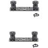 Qupdjxukis 2X Fotocamera USB VR Stereo 3D Sincrona 3840X1080P 4MP 60Fps Mini USB Modulo Doppia Fotocamera con Obiettivo Grandangolare da 130 Gradi