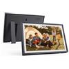 Bewinner Smart Digital Calendar da 10 Pollici, Display WiFi Touchscreen con Supporto per L'app Famiglia Famiglia Pianificante della Galleria Art Galleria Armeggio Rotazione (Spina europea 100-240V)