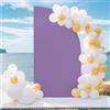 Mateju Copertura per Fondale ad Arco di Nozze in Spandex Tinta Unita Copertura Arco 2-faccia per Decorazione Cerimonia Festa Compleanno Banchetto (cornice non Incluso) (2.5ft (77x77cm),Viola)