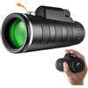 TIEOAXFT Telescopio monoculare portatile potente HD 10x42 con prisma for viaggi all'aperto, campeggio, escursionismo, caccia, birdwatching, regali for le vacanze