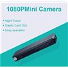 DMETE Mini macchina fotografica della penna HD Micro Voice ComRecords Night Vision Recording Dictaphone Camcorder for auto 1080p Fotocamera for il corpo Videoregistratore(With 16GB Card)