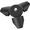 JDNH Supporto per fotocamera in alluminio Meccanismo di apertura/chiusura istantanea, adattatore filettato da 1/4 di pollice, base per treppiede, apertura automatica/chiusura