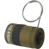 EXCEART Monocolo Tascabile in Miniatura da Campeggio 2,5x 17,5mm | Metallo e Plastica, Portatile Anello per Dito, Focale Rotante, Visione a Lunga Distanza, Khaki
