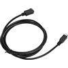 SIXRUN Cavo Micro USB Maschio-femmina 1.5m Cavo di Prolunga Connettore Micro USB a Presa con Doppia Schermatura per Telefono Tablet