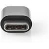 NEDIS CCBW60911AT - Adattatore USB, USB 2.0, spina USB-C™, presa USB Micro-B, 480 Gbps, placcato oro, antracite