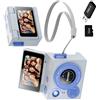 Mekalero Lente in miniatura, con scheda di memoria da 32 GB e lettore di schede, video 1080p per Vlog Travel Sports Expert Action Camera
