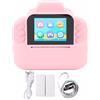 CHEOTIME Kids Camera Instant Stampa, 48MP 1080p 6x Zoom da 2,4 pollici Screen Screen Digital con carta stampata per ragazze Regali di compleanno di Natale per ragazzi (Rosa)