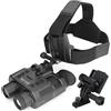 STRAFBRG Ambito di visione notturna, Binocolo for visione notturna 1080P Zoom digitale 8X A mani libere a infrarossi Binocolo for visione notturna montato sulla testa con display 3D 250M di notte Ricerca all'a
