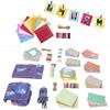 VELATEMOR Kit di Accessori per Fotocamera, Custodia per Fotocamera Star, Album, Tracolla/cordino/25 Cornici per Foto/60 Adesivi per Bordi, Pacchetto di Accessori Colorati e Carini per