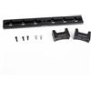 Generico Dovetail Guide, Set di piastre di montaggio a coda di rondine da 335 mm, kit di barre, maniglia for telescopio, compatibile for Celestron C8/8SE/C8HD(Black)
