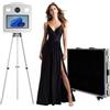 WideMeet Specchio per cabina fotografica con schermo LCD touch screen da 15,6 pollici, fotocamera sollevabile, per selfie, matrimoni, feste, eventi (macchina per cabina fotografica)