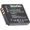 AccuCell batteria adatta per PANASONIC CGA-S005, DMW-BCC12
