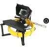 SHEHUALI Telecamera per scarichi, 4. 3 pollici IPS CAMERAMENTO DI ISPEZIONE DI FUNZIONE MONITOR COLORE con endoscopio industriale di scarico fognario IP68 5600MHA Batteria(20m)
