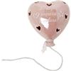 Generic Serie Volo bomboniera Cuore LED Vari Colori in Porcellana 9 cm Chi sogna impara a Volare creazione bomboniere Fai da Te Idea Regalo (Rosa 1 Pezzo)