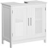 kleankin Mobiletto Sottolavabo per Bagno a 2 Ante 60x30x60 cm Bianco