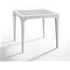 BICA Malmo Tavolo, Bianco, 80x80x74 cm, Poliuretano, Medium
