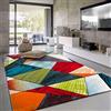 Paco Home Tappeto Salotto Moderno Pelo Corto Moderno Motivo Geometrico 3D, Dimensione:200x290 cm, Colore:Multicolore 5