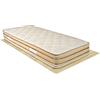 Comprarredo Materasso singolo a molle in acciaio temperato 80x190 CORFÙ altezza 23cm, con supporto perimetrale rinforzato, materasso rigido anche per pesi importanti