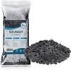 Wessper Pietre di Shungite per la Purificazione dell'Acqua, 2kg di Frammenti di Shungite Grezza Nera Opaca per la Pulizia dell'Acqua | Frammenti Naturali e Autentici Provenienti dalla Carelia Russia