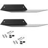 SOTECH set di 2 mensole da parete design HOVER-II 350 x 130 x 40 mm nero