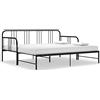 Tidyard Divano Letto Estraibile, Letto con Divano Convertibile 200x90 cm in Metallo Verniciato a Polvere, Letto per Ospiti e Piccoli Spazi