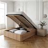 WEBER INDUSTRIES Letto baule Spiro 160 x 200 cm + 1 letto/arredamento rovere sbiancato