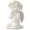 Royal Class Angelo Eden Porcellana Bianca 10CM in Ginocchio