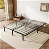 TEENO Rete letto Matrimoniale 160x190 cm - Altezza 35 cm - Supporto centrale regolabile - Rete a doghe letto matrimoniale per adulti - 2x14 doghe - 9 piedini inclusi - Letto 160 x 190 con rete